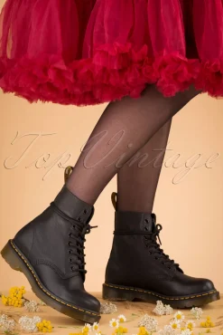 1460 Virginia Enkellaarzen In Zwart