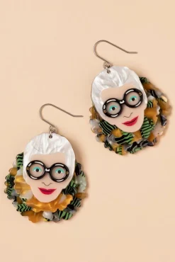 Adorned In Feathers Iris Drop Oorbellen