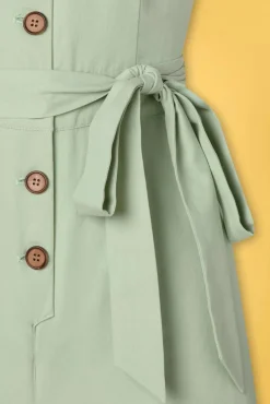 Adventure Ahead Jumpsuit In Groen