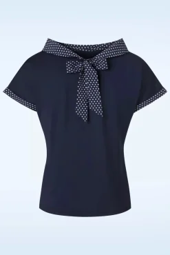 Alicia Blouse In Marineblauw