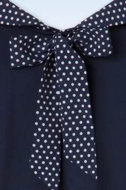 Alicia Blouse In Marineblauw