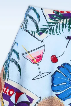 Aloha Swing Rok In Blauw