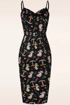 Anker Pin-Up Penciljurk In Zwart