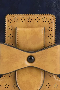 Antieke Messenger Bag In Blauw