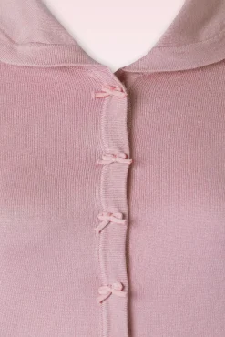 April Cardigan Met Korte Mouwen In Blush