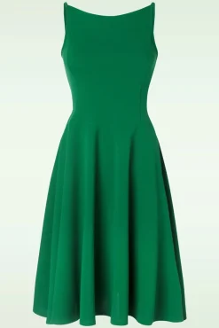 Athena Swing Jurk In Groen