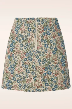 Aubin Abusson Jacquard Rok In Multi