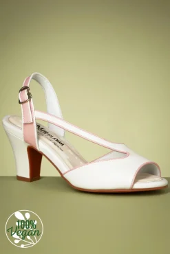 Ava Lilibeth Sandalen In Whisper White En Pearl Blush