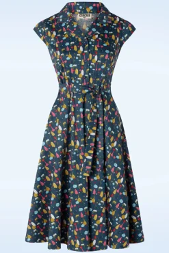 Ava Paris Jurk In Blauw