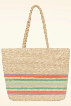 Bari Strandtas Van Stro In Zand