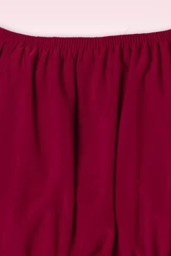 Belinda Off-Shoulder Top In Rood