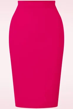 Bella Midi Rok In Magenta