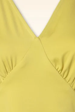 Bella Swing Jurk In Geel