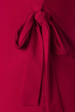 Belle Slinky Top In Rood