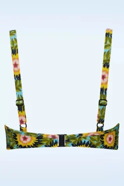 Bellini Flower Balconette Bikini Top In Multi
