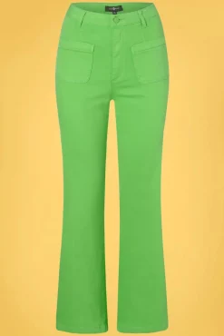 Betsy Bell Bottom Broek In Groen