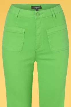 Betsy Bell Bottom Broek In Groen
