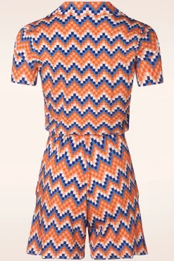 Bibi Playsuit In Ministeck Kobalt