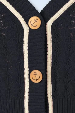 Boat Club Vest In Marineblauw