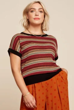 Boatneck Boyd Top In Zwart