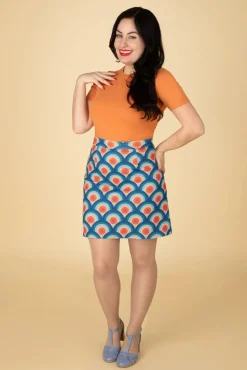 Bobby Retro Rok In Cirkel Geo Print