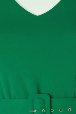 Bonnie Swing Jurk In Smaragdgroen