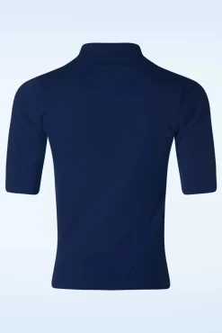 Bow Delight Jumper In Marineblauw