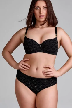 Calliope Brazilian Slip In Zwart En Goud