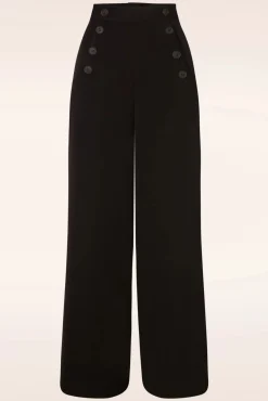 Carlie Swing Broek In Zwart