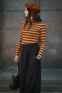 Carlie Swing Broek In Zwart