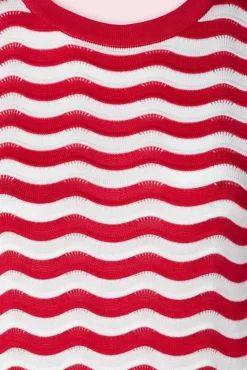 Catching Waves Jumper In Rood