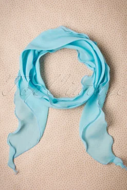 Chiffon Sjaal In Hemelsblauw