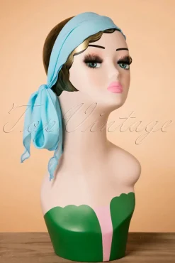 Chiffon Sjaal In Hemelsblauw