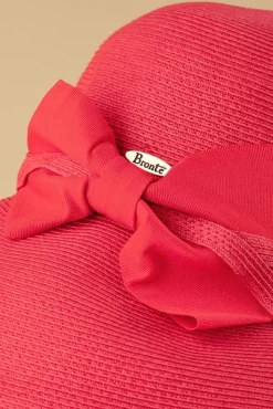 Chloe Travel Hoed In Koraalrood