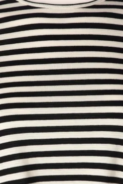 Chopito Stripe Knot T-Shirt In Zwart