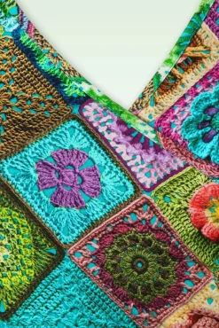 Classic Cross Jurk In Granny Pastel