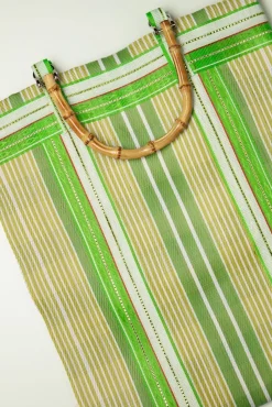 Club Tropicana Shopper Tas In Acid Groen