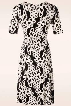 Colette Geknoopte Jurk In Zwart