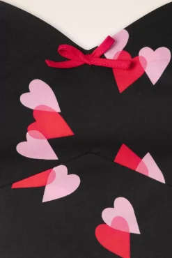 Confetti Crop Top In Zwart