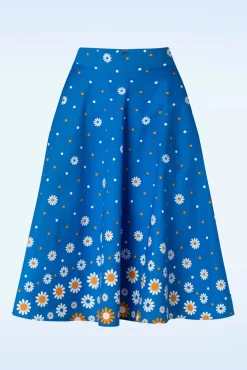 Daisy Days Swing Rok In Blauw