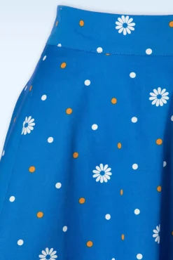 Daisy Days Swing Rok In Blauw