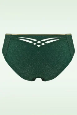 Dame De Paris Slip In Groen En Goud