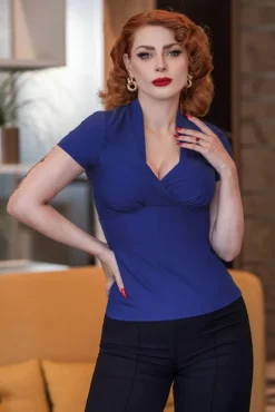 Danny Lee Blouse In Koningsblauw