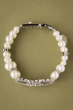 Deco Parel Armband In Ivoor