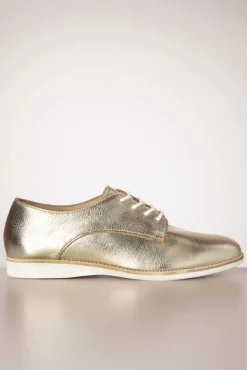 Derby Super Soft Schoenen In Lichtgoud