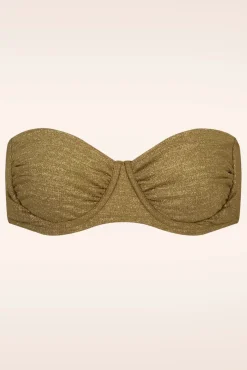 Desert Glow Bikinitop In Goud