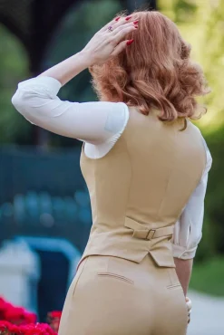 Dianne Gilet In Beige