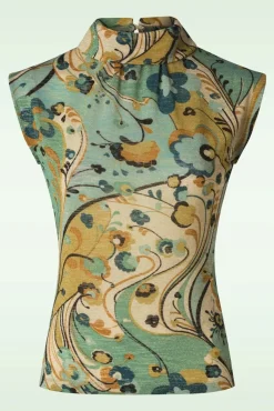 Dita Top Frenzy In Dusty Turquoise