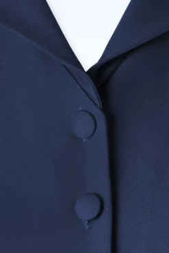 Doll Swing Jurk In Marineblauw