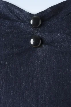 Dolores Denim Doll Jurk In Blauw